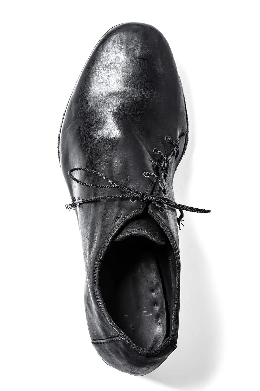 incarnation × DEVOA Shoes Horse leather garment dyed Black