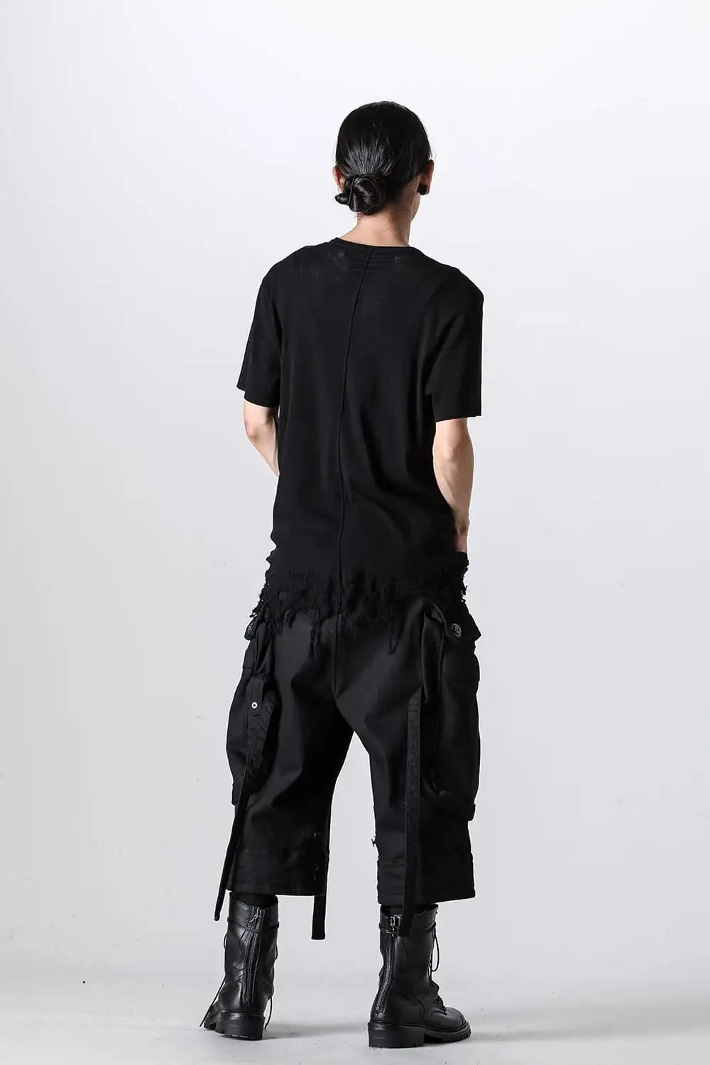 10.5oz Stretch Denim Gas Mask Three Quarter Pants