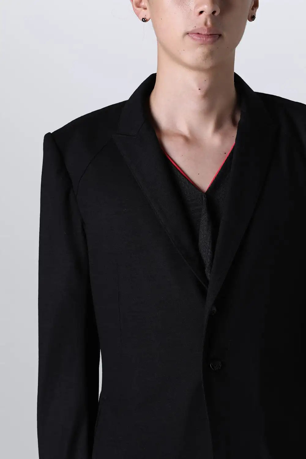 Shrink Wool Jersey Flare Jacket