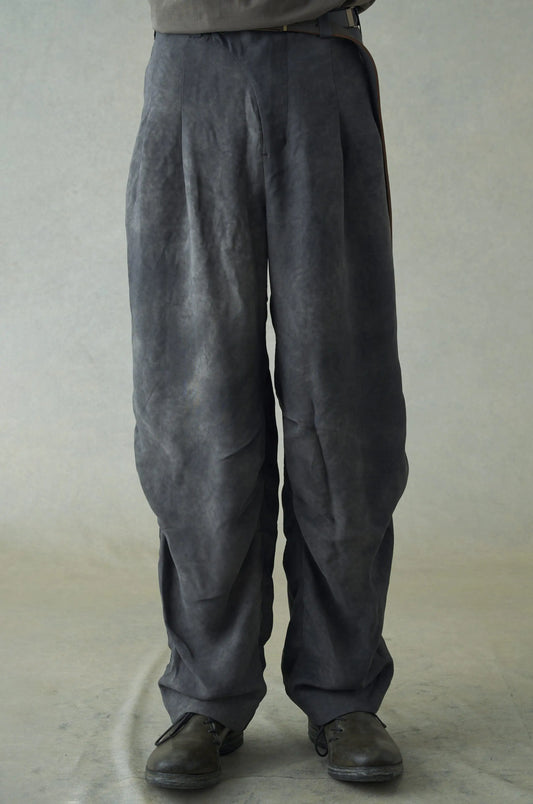 Baggy pants High twist viscose