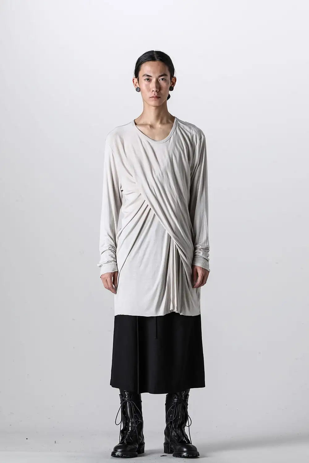 Rayon/Cotton Cloth Wide Pants