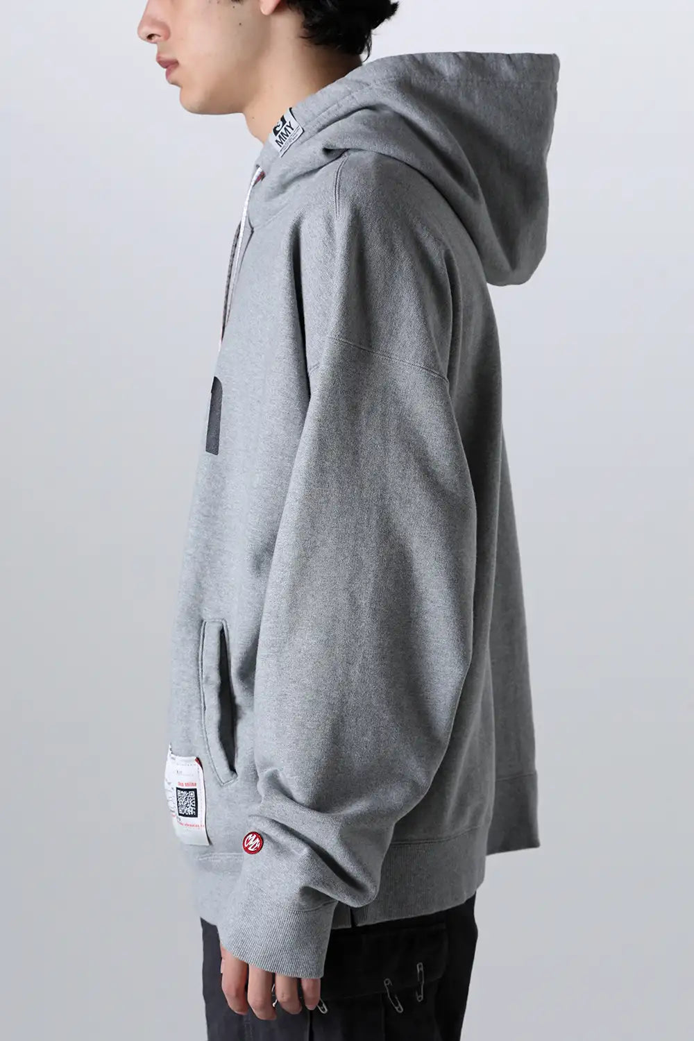 NASA Printed Hoodie Gray