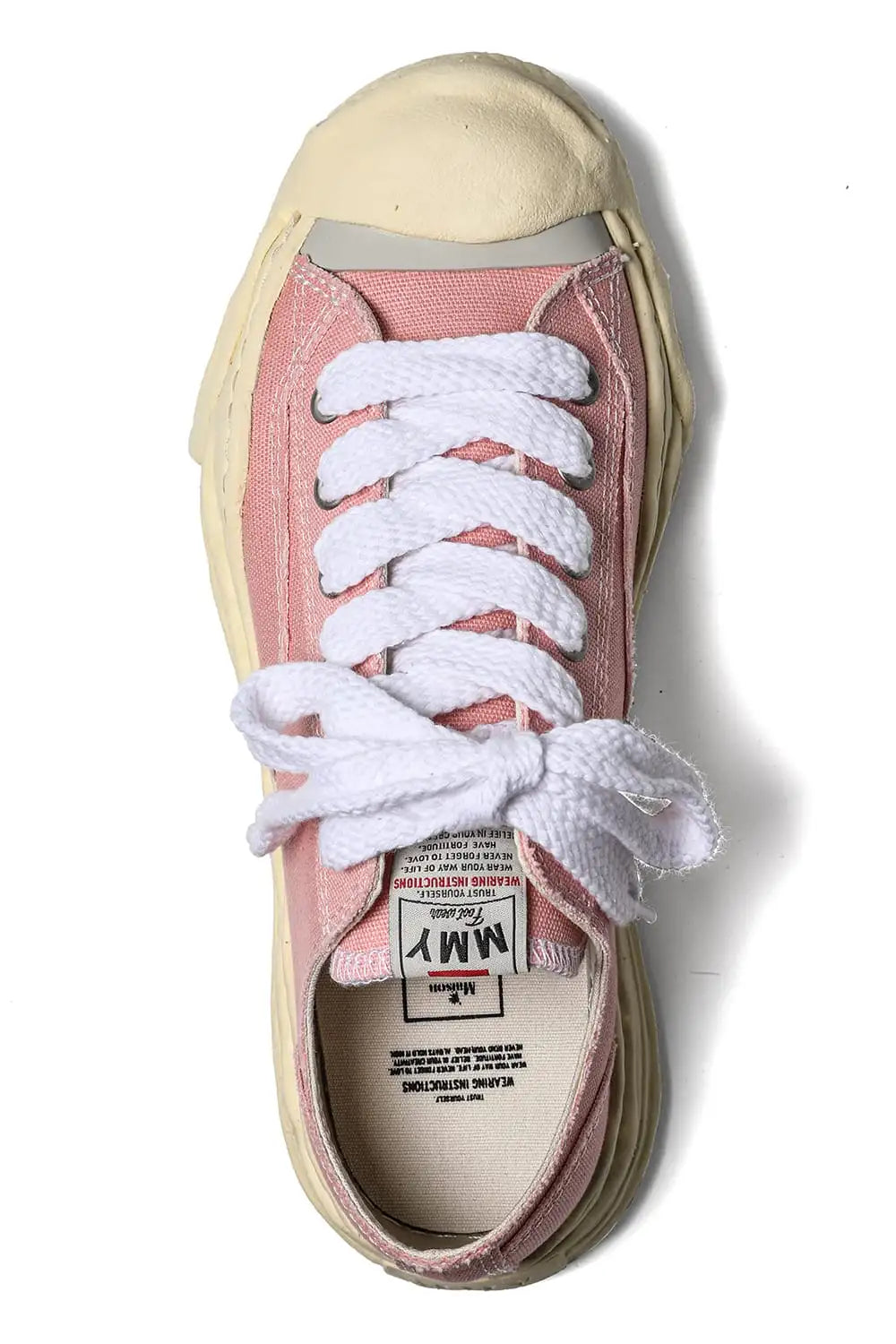 HANK Low Cut canvas Vintage like Sole Pink