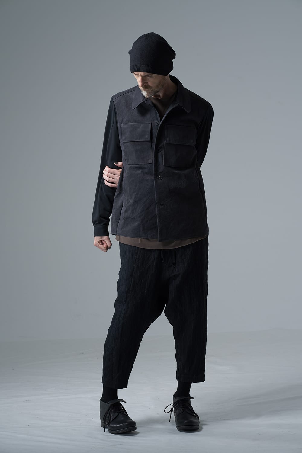 Leather CPO shirt Dyneema leather