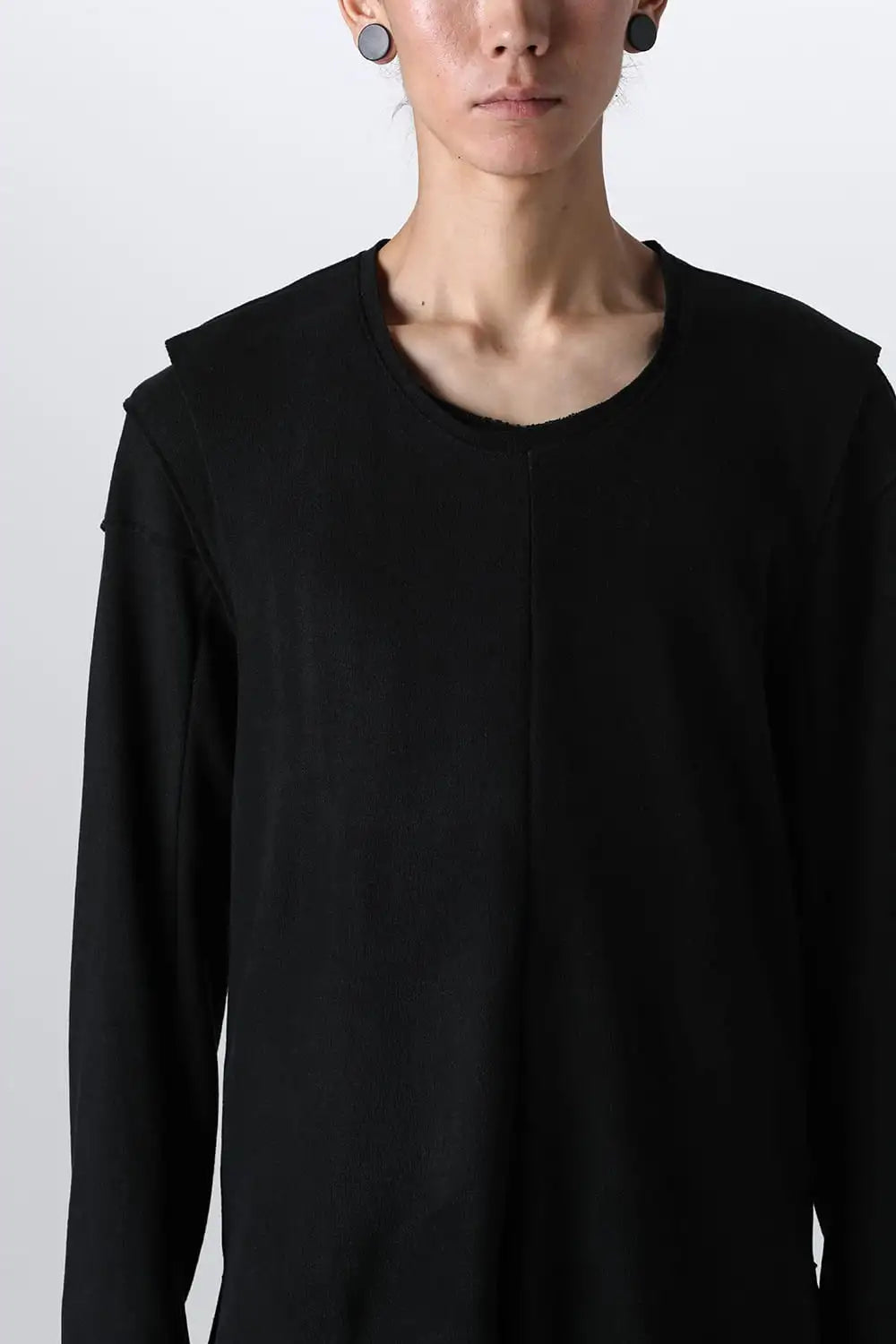 Separated Knit (Vest & 2 Shoulder L/S) Black