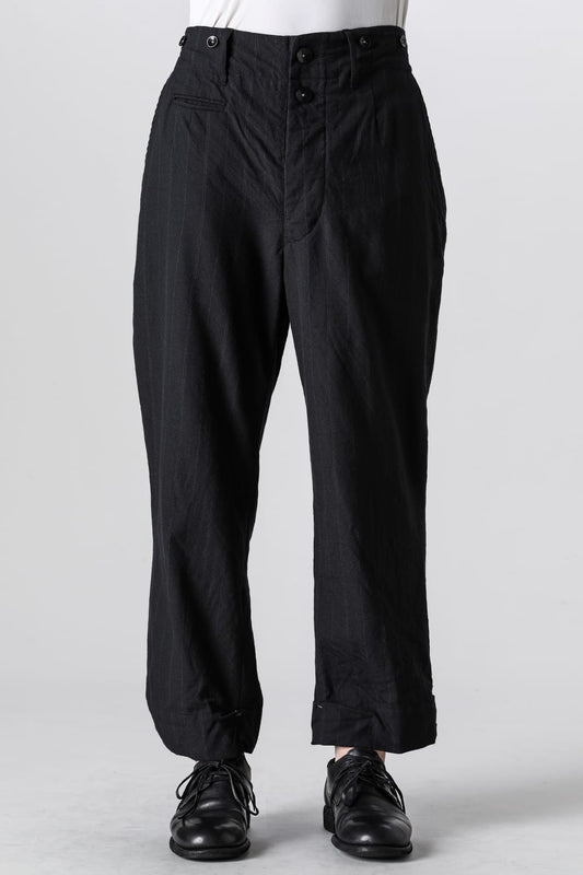 New Silhouette Trousers Stripe Serge Wool DRIFTER( ST ver.)