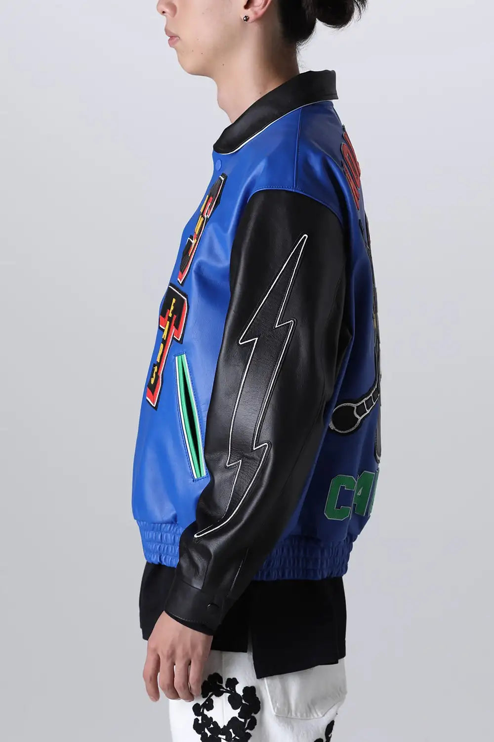 DENIM TEARS × SAINT Mxxxxxx HOLY GRAIL Varsity Jacket