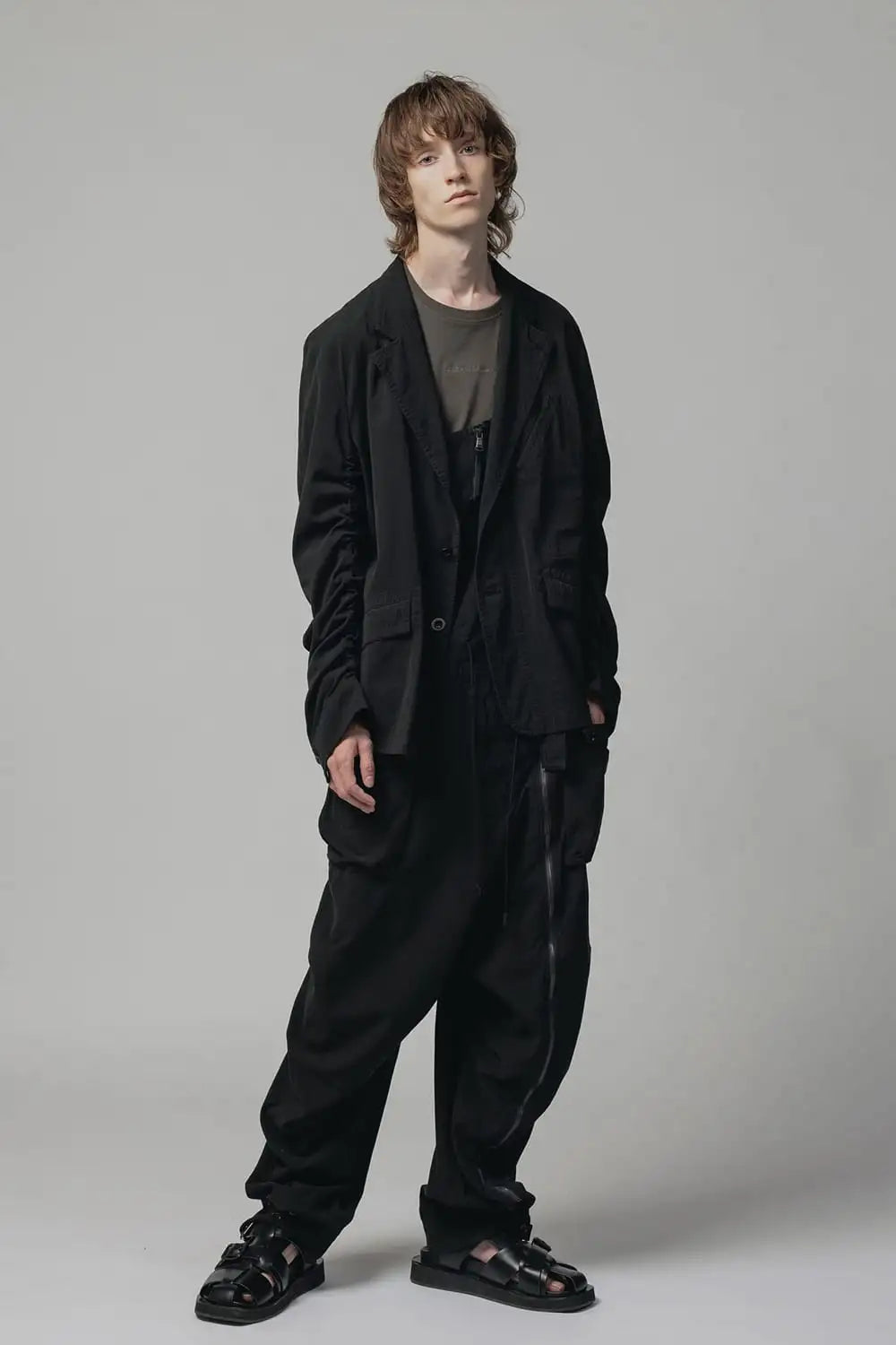 強撚ドライコットン オーバーオール