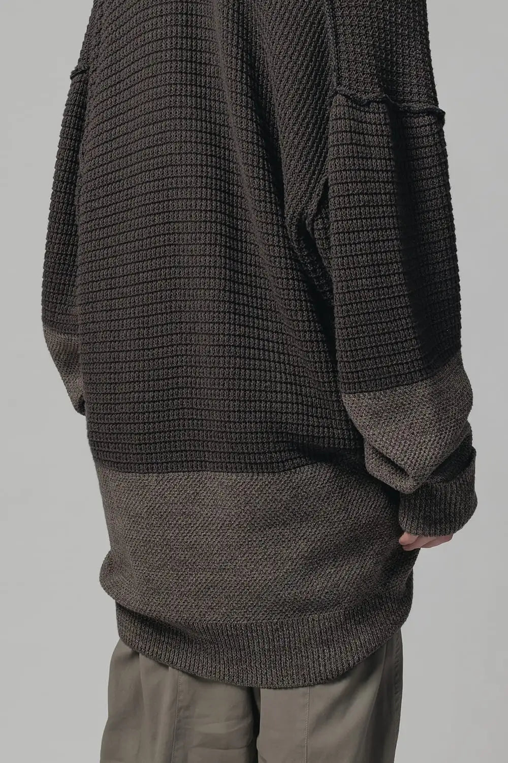 7G Knit Cardigan  Gray