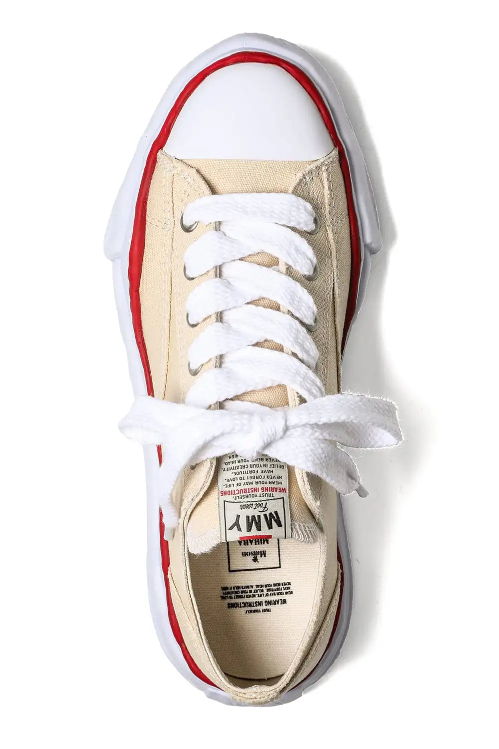 PETERSON Original sole canvas Lowcut sneaker Natural