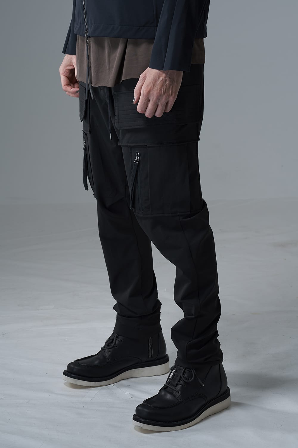 Cargo drop crotch pants stretch dryskin