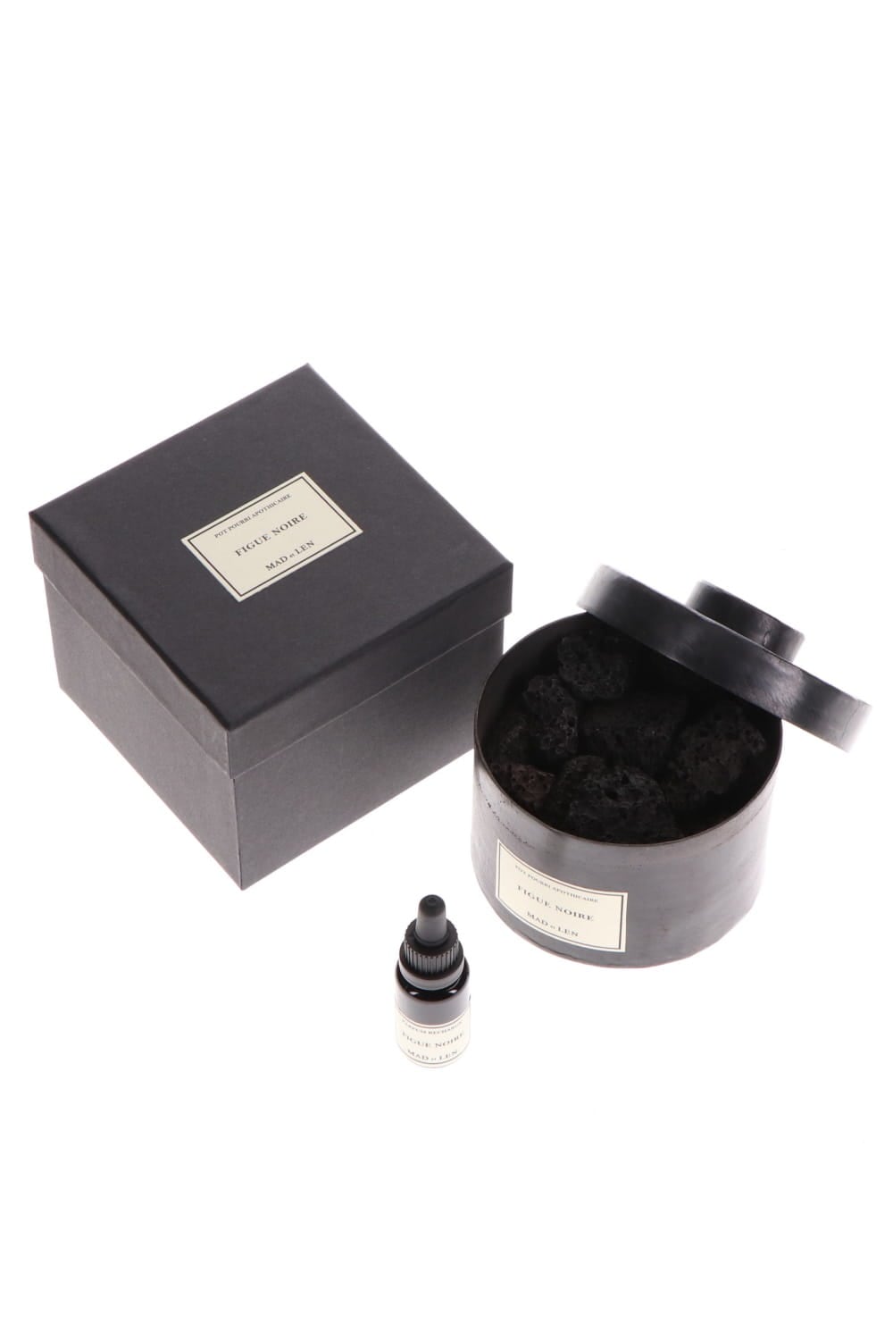FIGUE NOIR - Petit size Pot Pourri Lava Rock