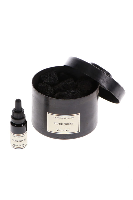 FIGUE NOIR - Petit size Pot Pourri Lava Rock
