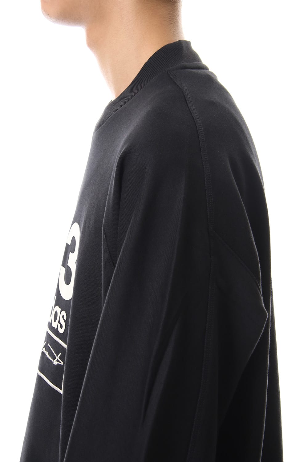 Stacked Logo Crew sweater Black