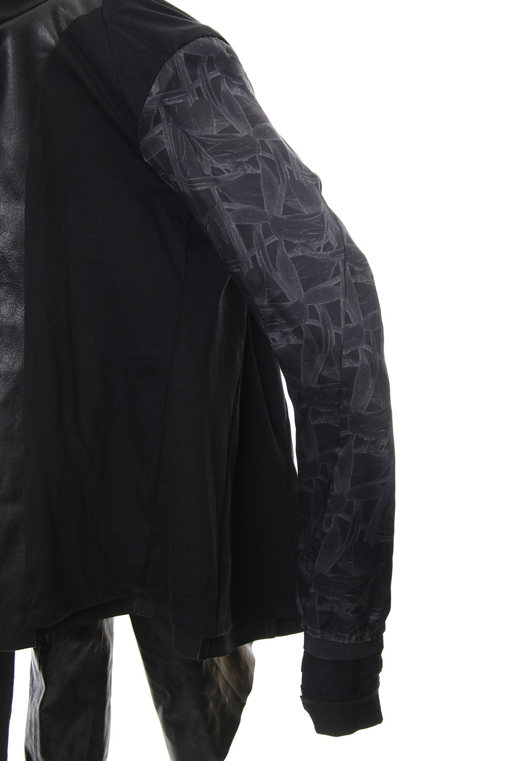 Hooded jacket  Stretch deer leather