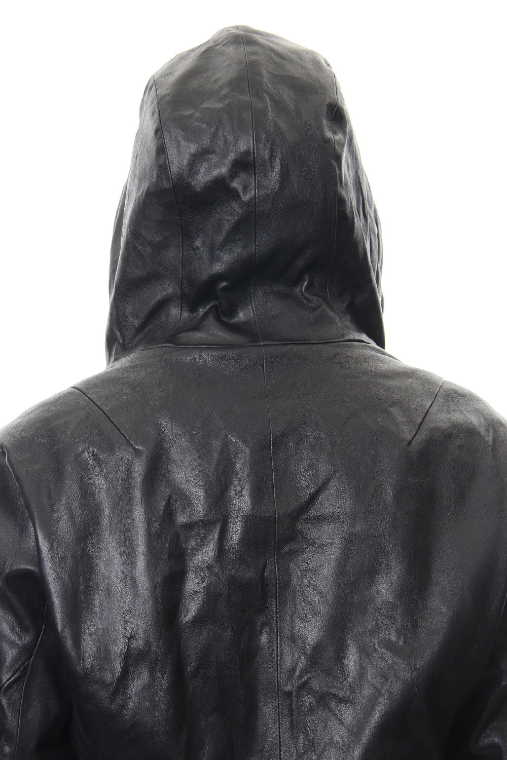 Hooded jacket  Stretch deer leather