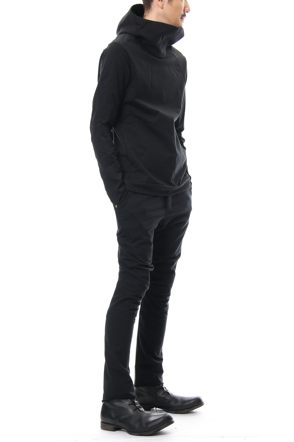 Hooded parka Cotton Stretch Jersey