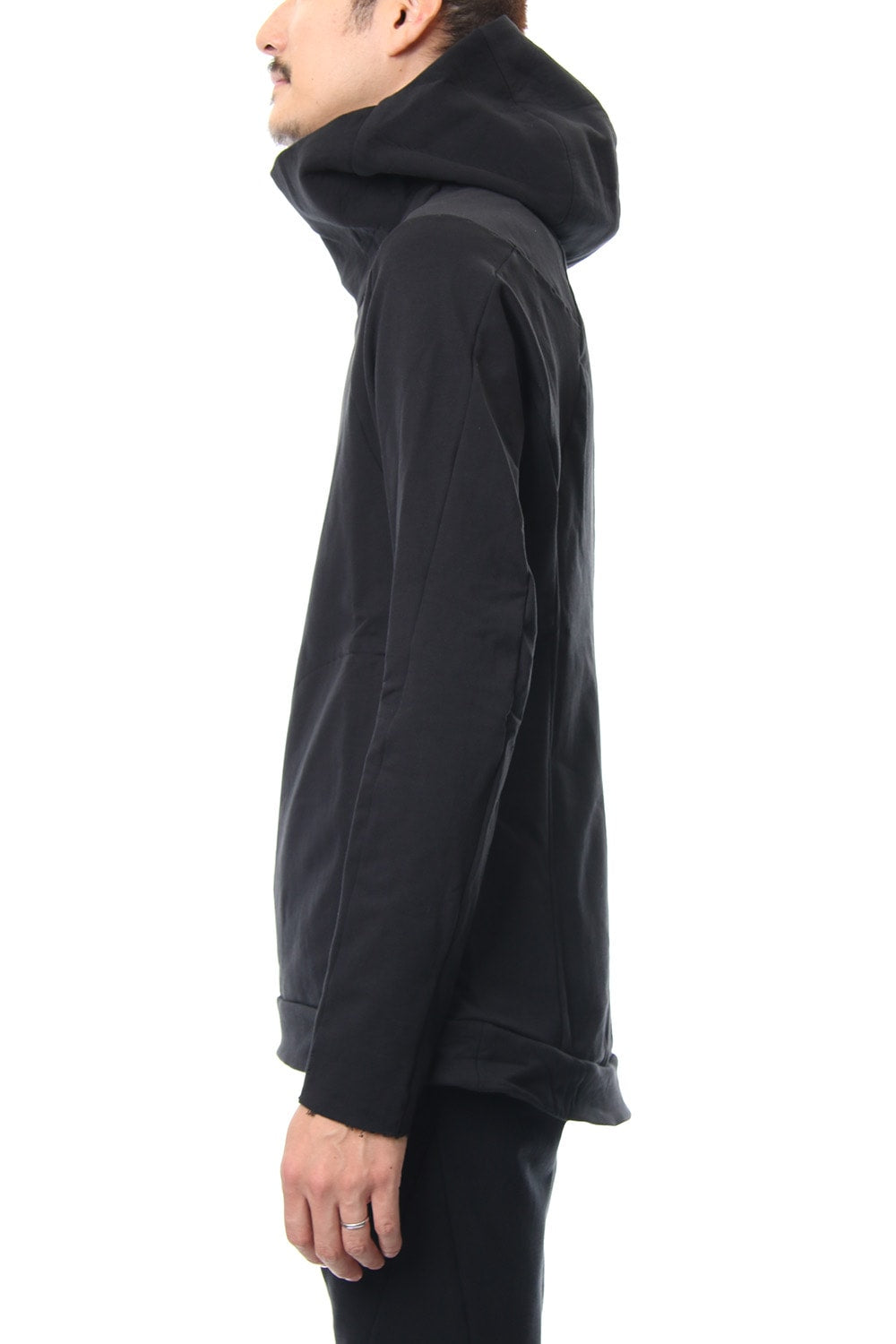 Hooded parka Cotton Stretch Jersey