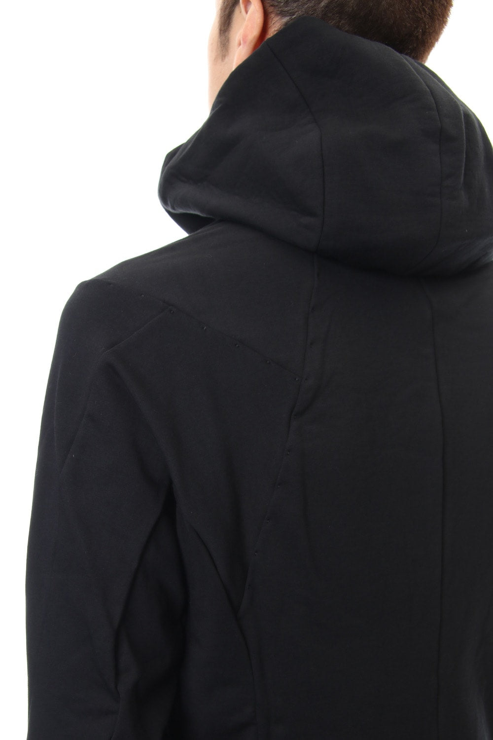Hooded parka Cotton Stretch Jersey