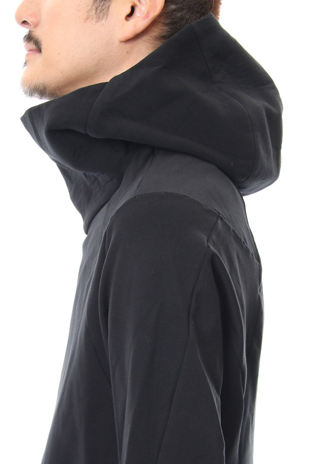 Hooded parka Cotton Stretch Jersey