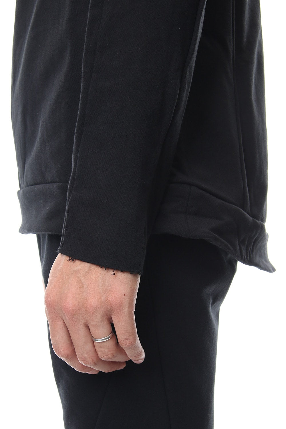 Hooded parka Cotton Stretch Jersey