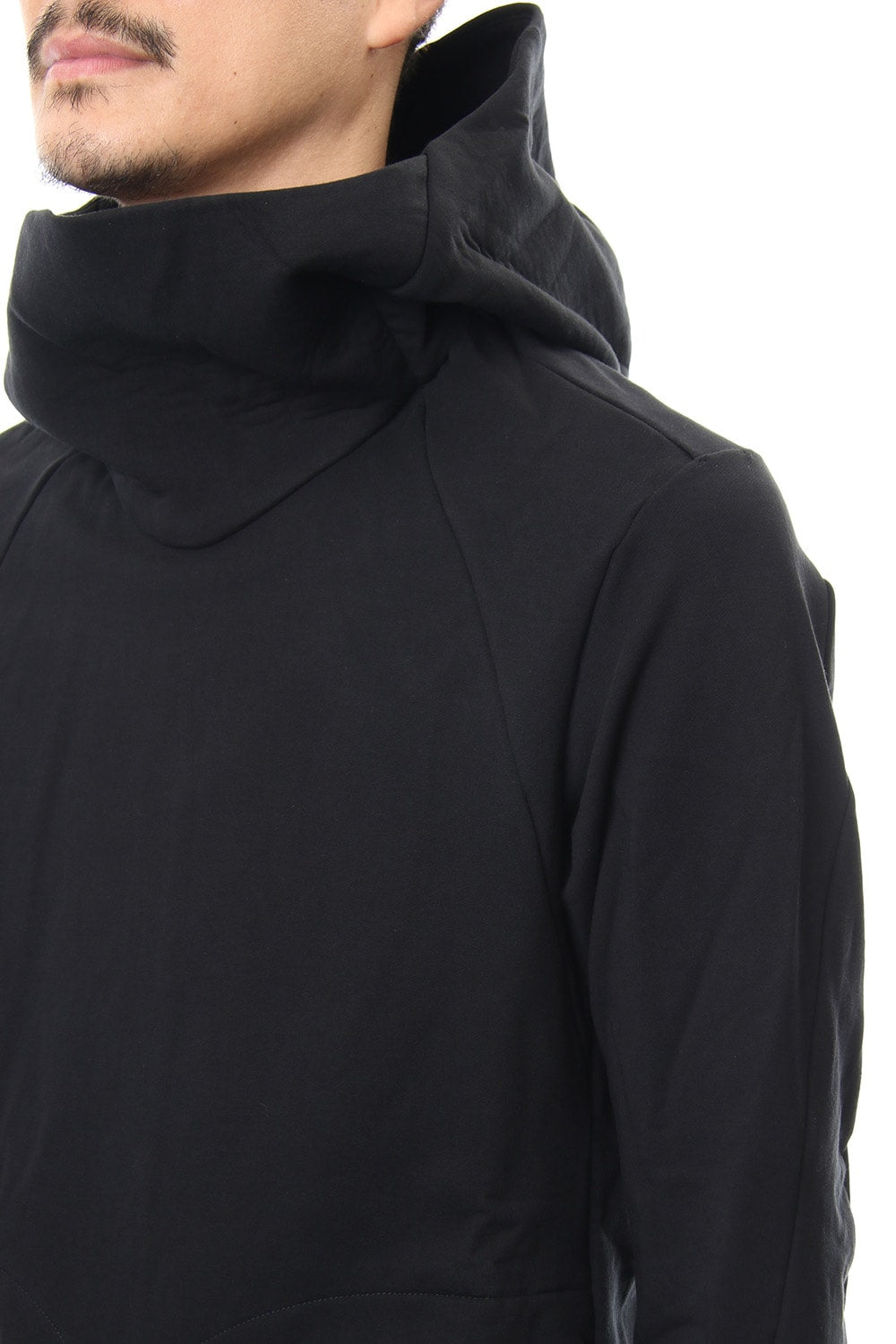 Hooded parka Cotton Stretch Jersey