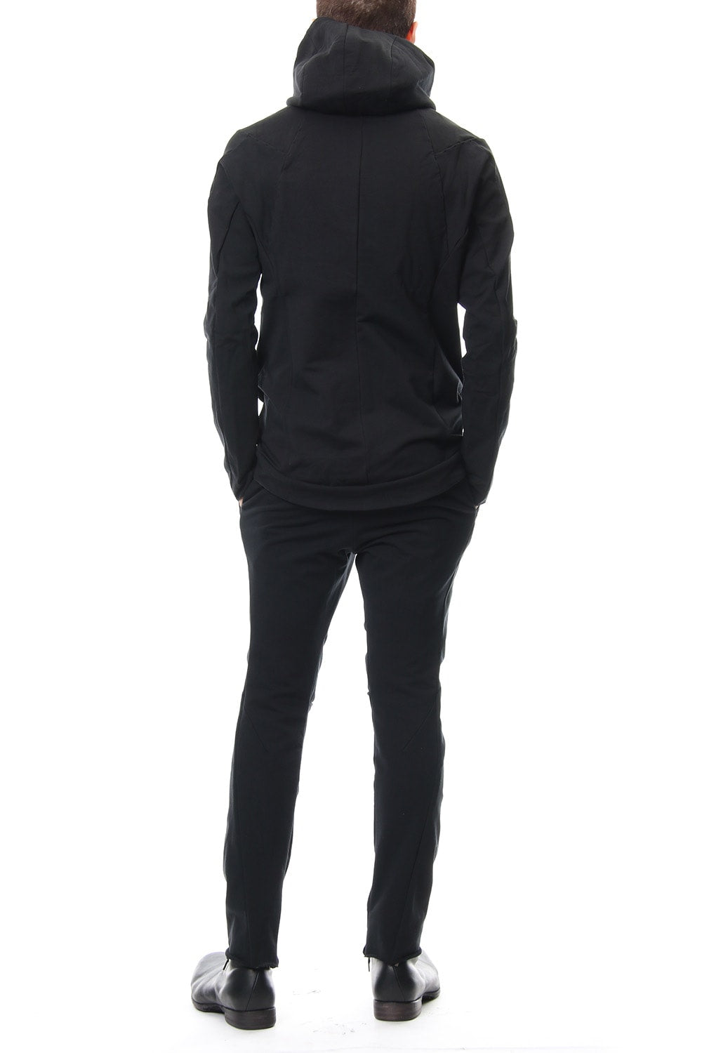 Hooded parka Cotton Stretch Jersey