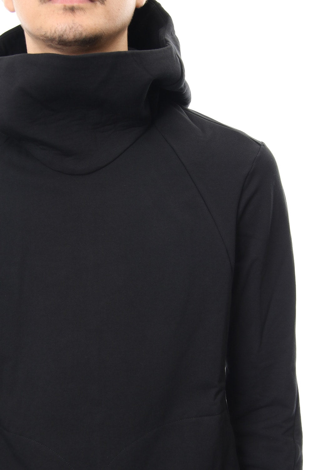 Hooded parka Cotton Stretch Jersey