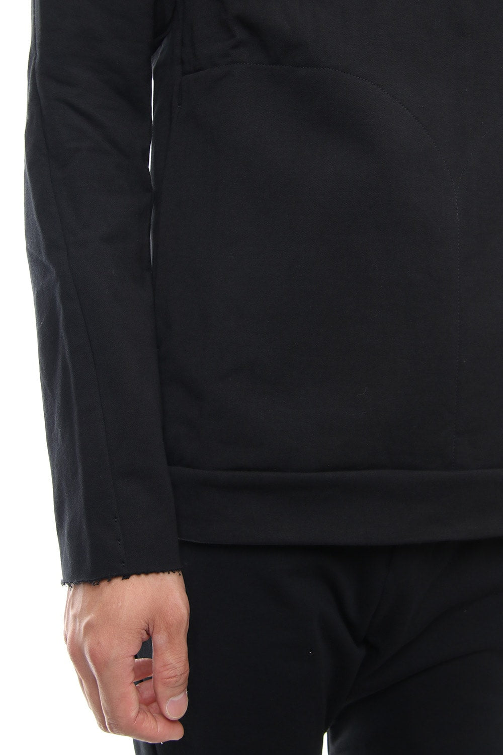 Hooded parka Cotton Stretch Jersey