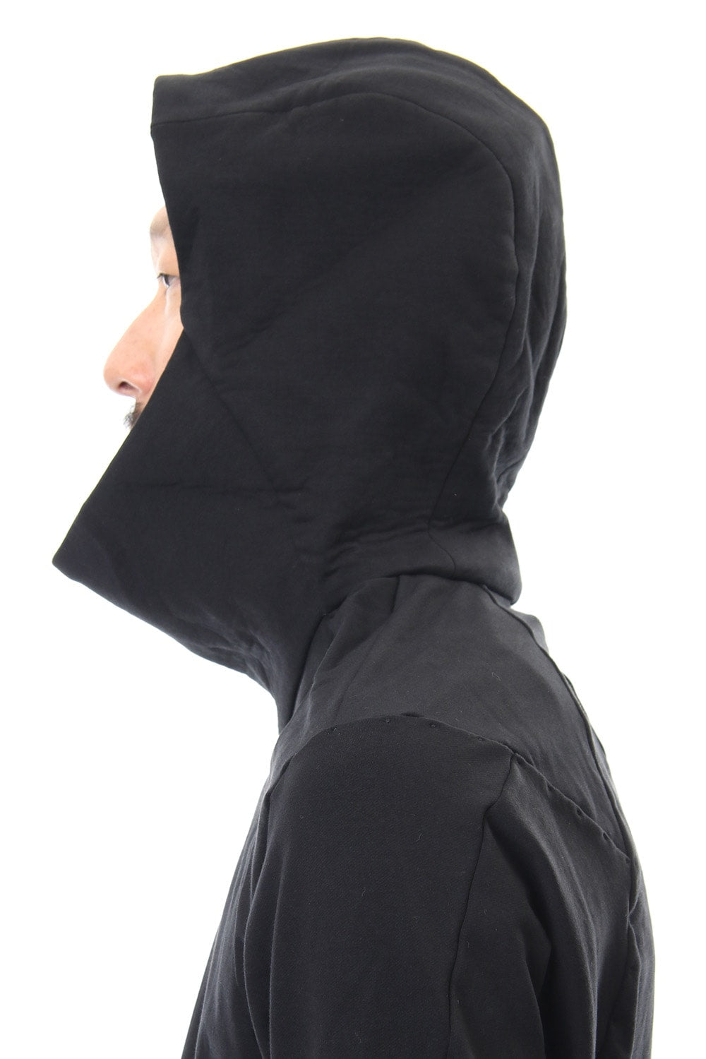 Hooded parka Cotton Stretch Jersey