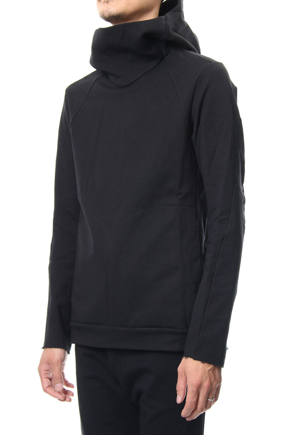 Hooded parka Cotton Stretch Jersey