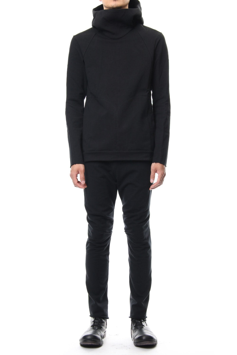 Hooded parka Cotton Stretch Jersey