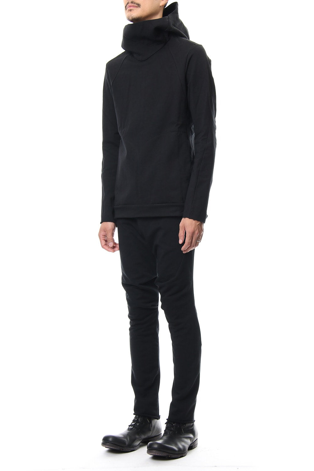 Hooded parka Cotton Stretch Jersey