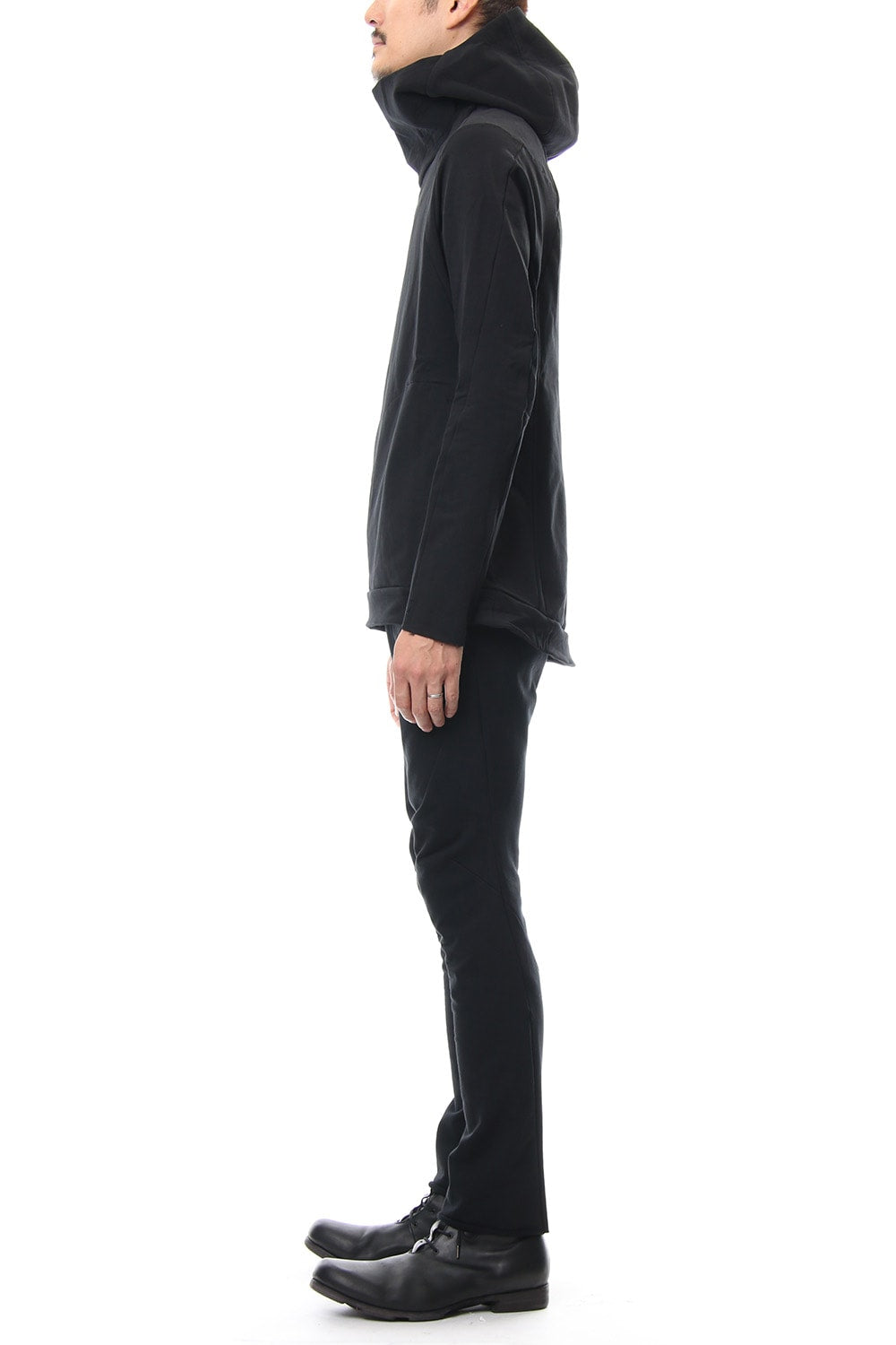 Hooded parka Cotton Stretch Jersey