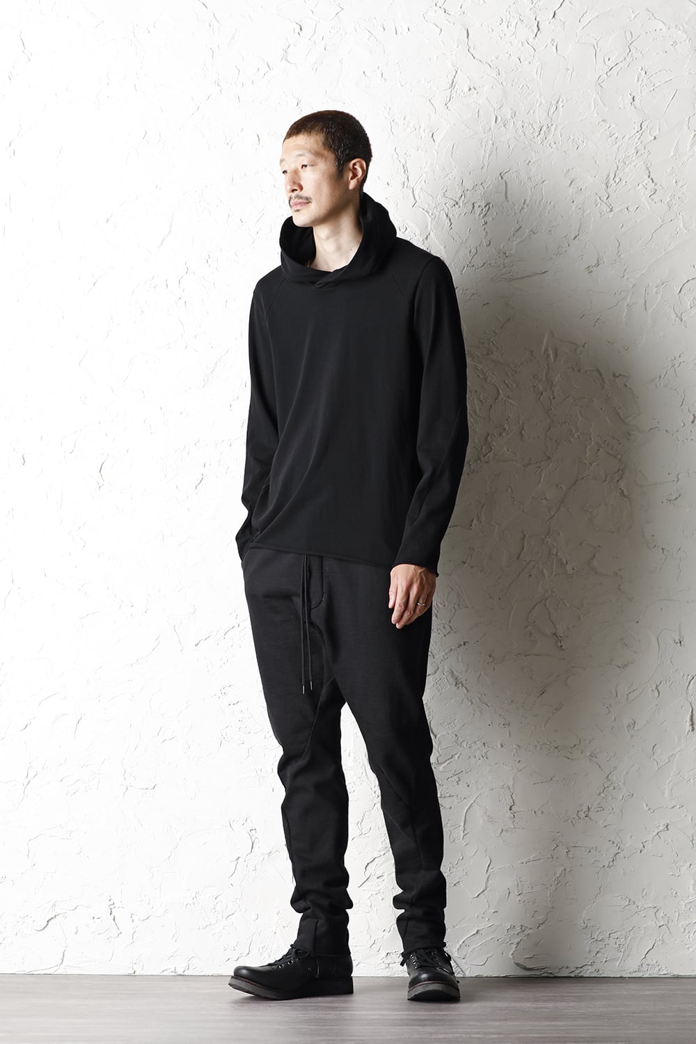 Hoodie medium jersey Black