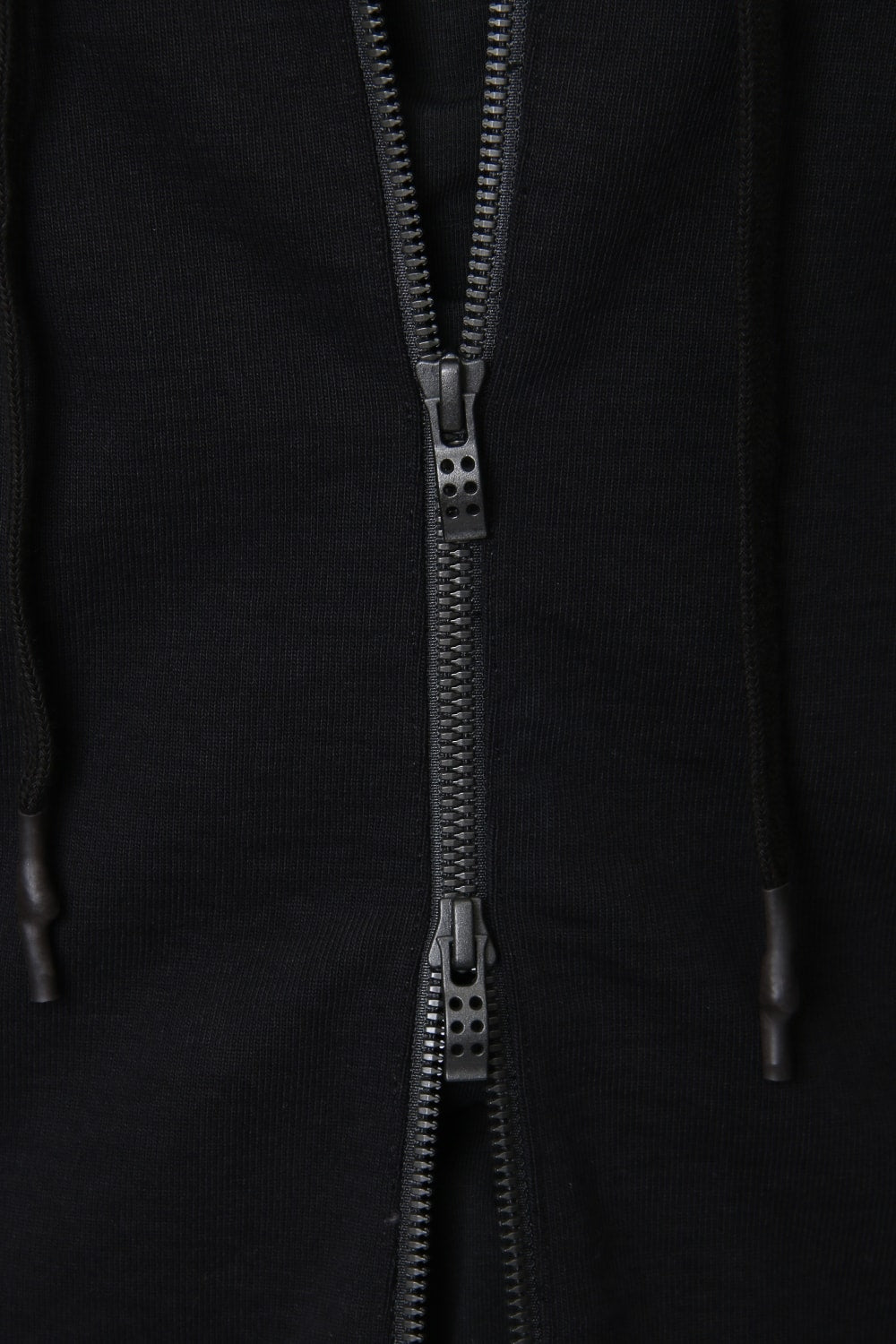 Hooded Jacket Cotton Jersey - Black