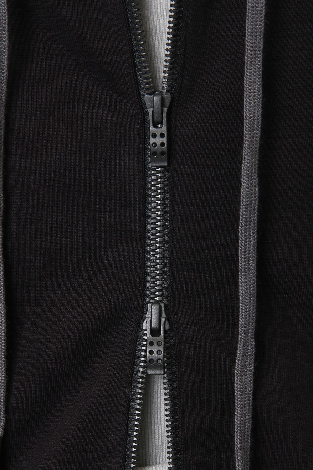 Hooded Jacket Cotton Jersey - Charcoal