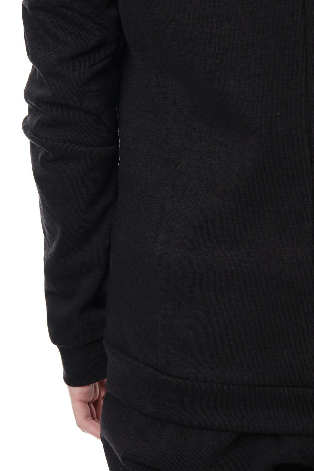 Hooded Jacket Cotton Jersey - Charcoal
