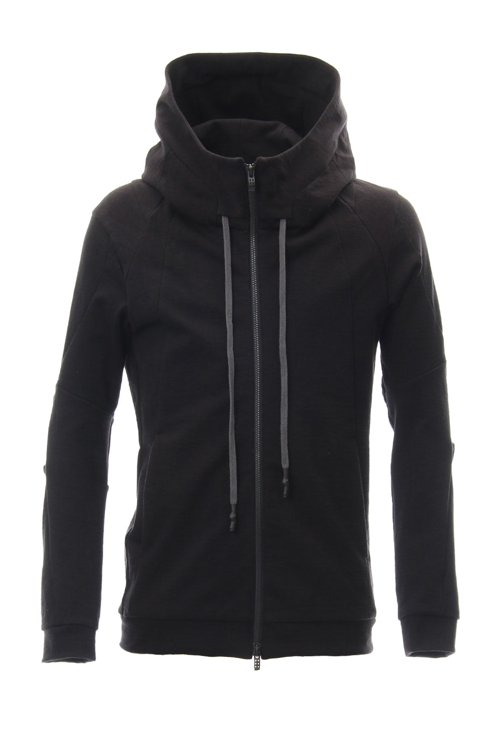Hooded Jacket Cotton Jersey - Charcoal