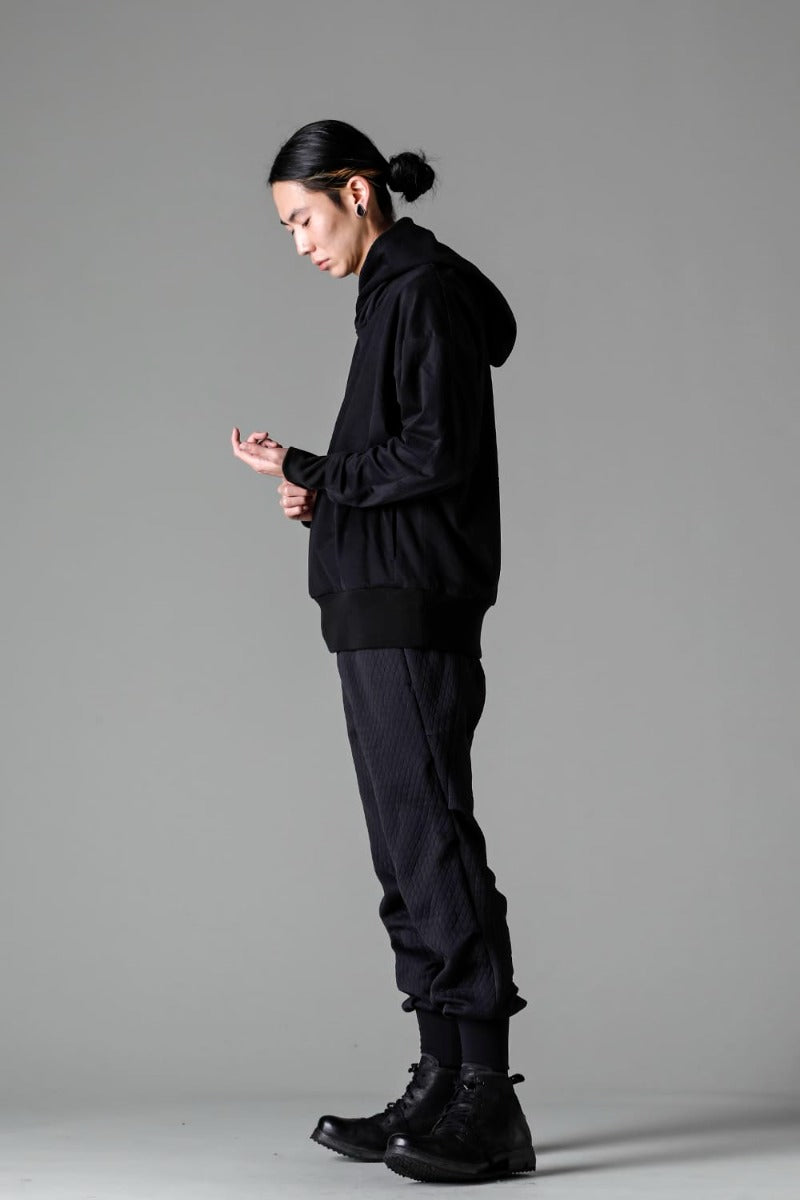 Hooded pullover cotton jersey  Used Black