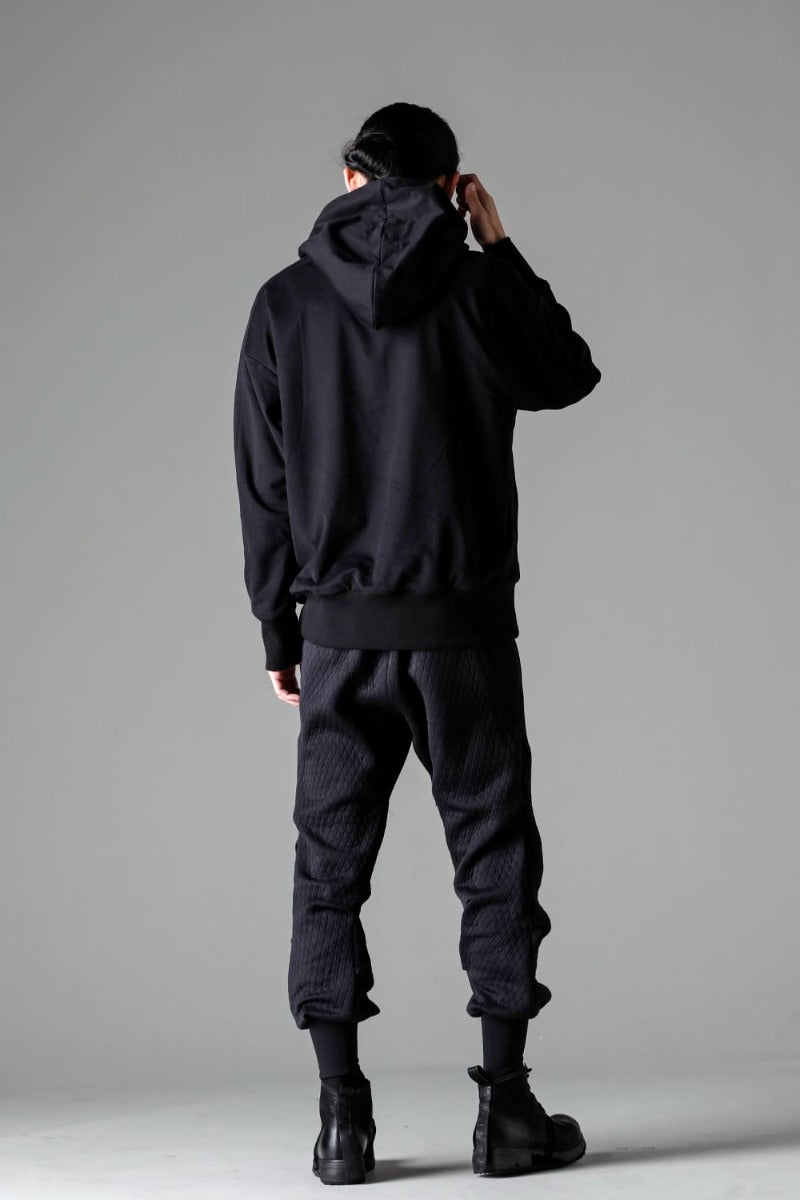 Hooded pullover cotton jersey  Used Black