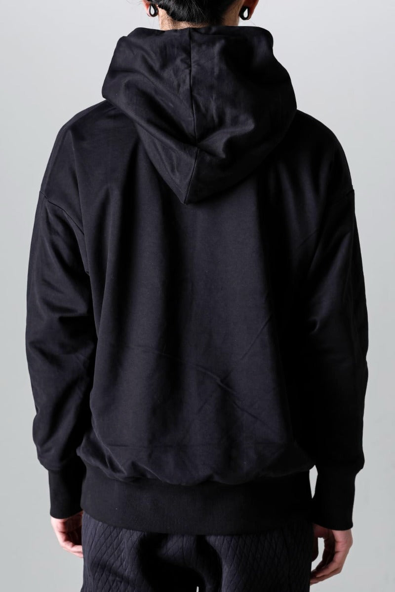 Hooded pullover cotton jersey  Used Black