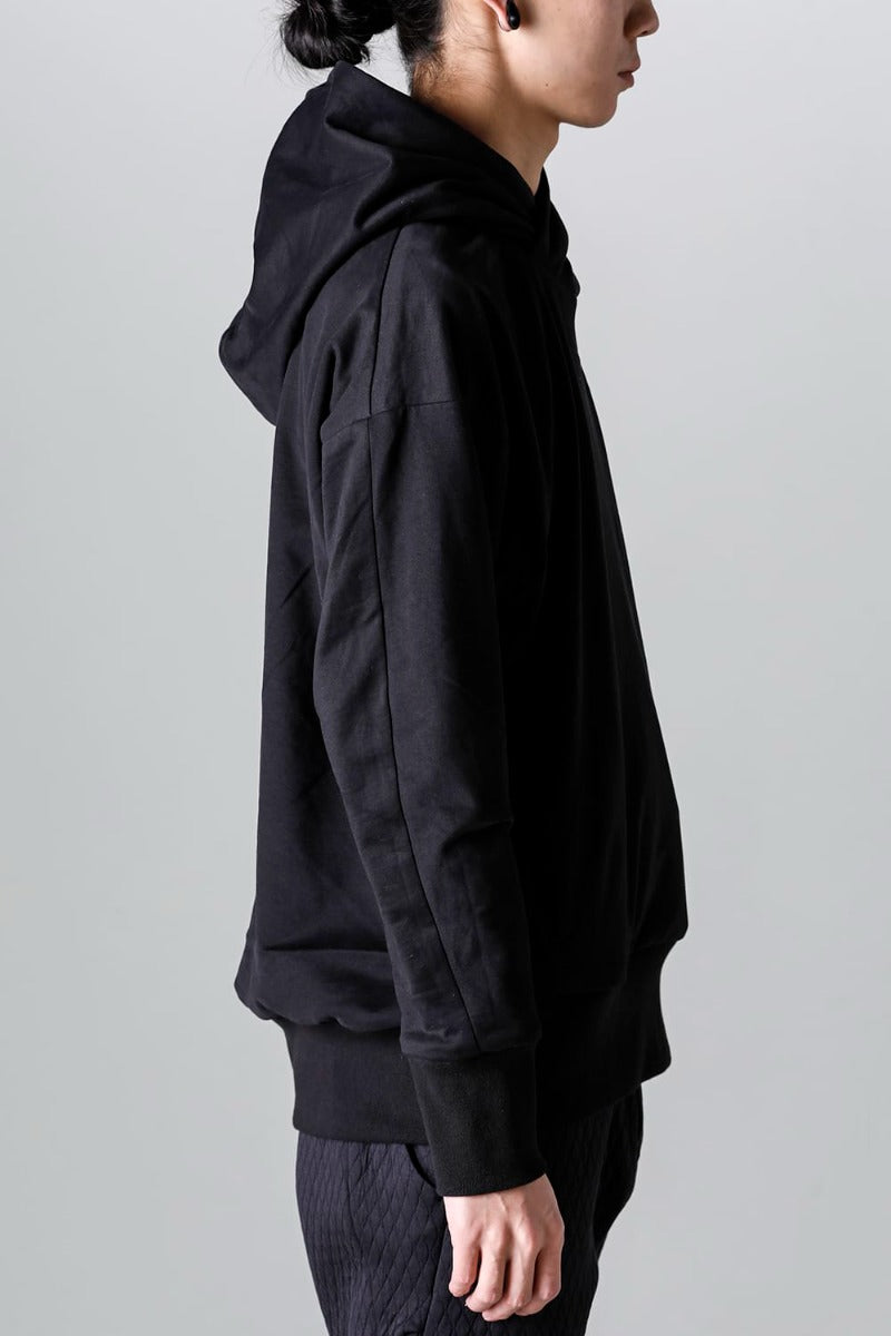 Hooded pullover cotton jersey  Used Black