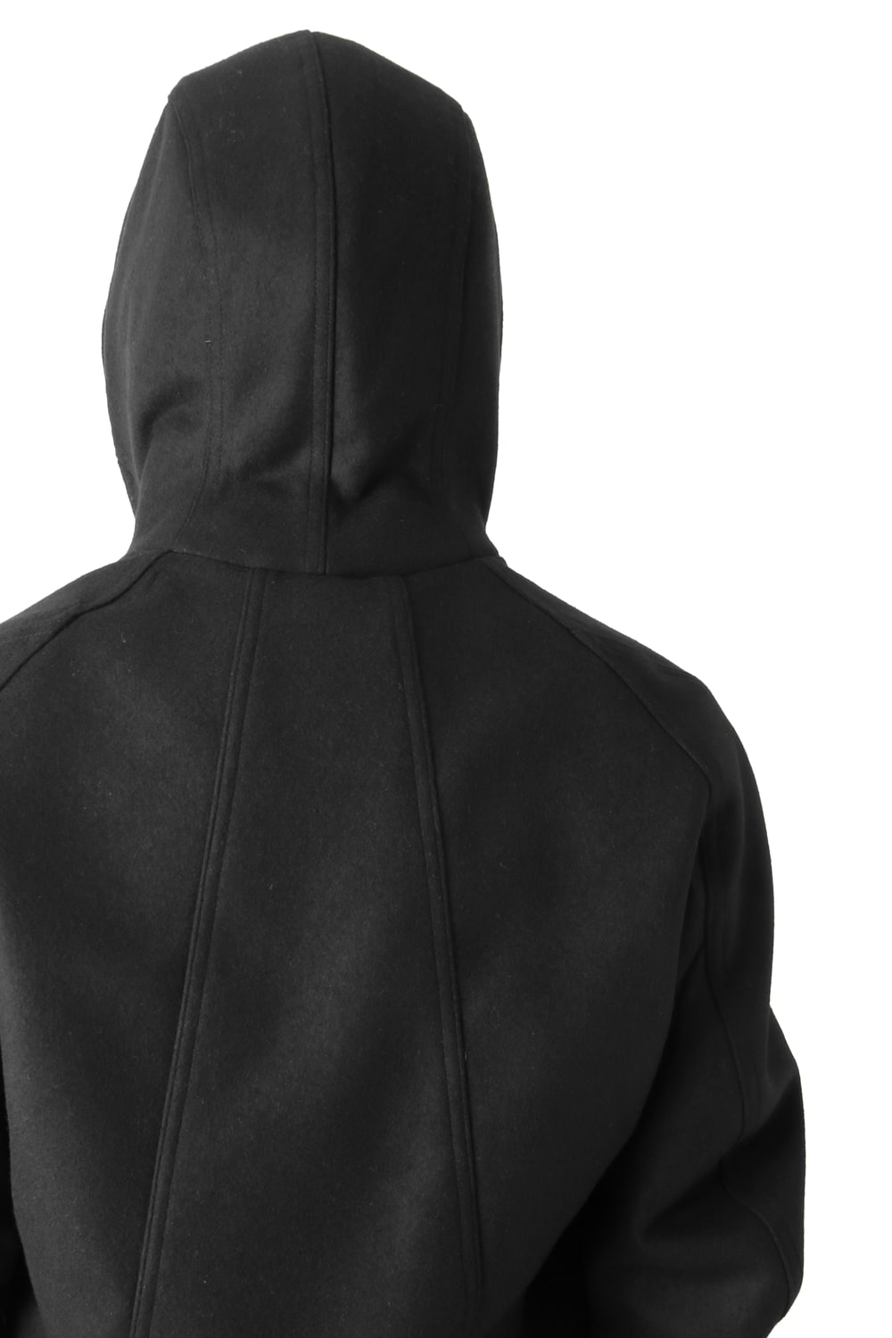 Hooded Coat Cashmere Melton