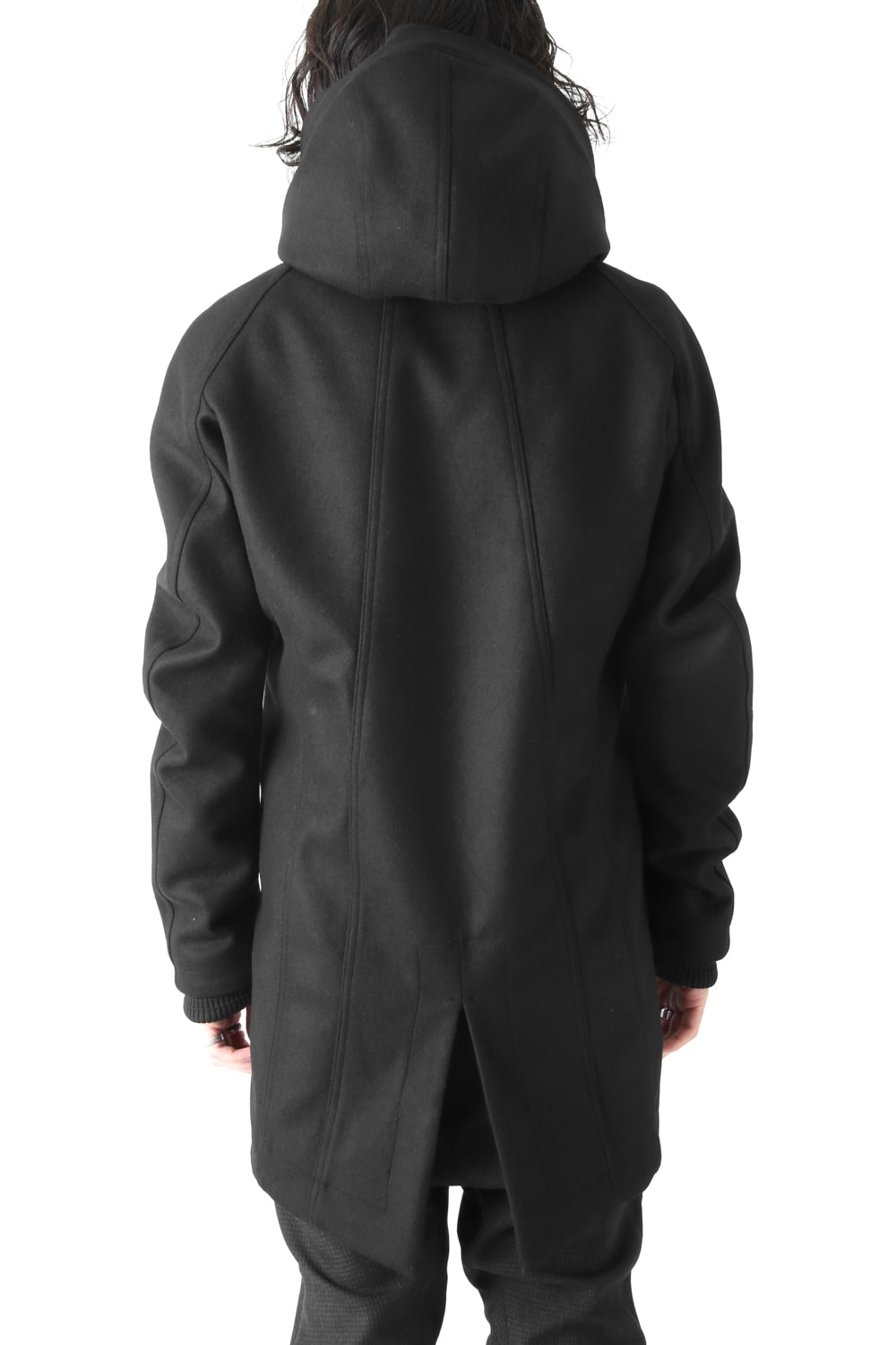 Hooded Coat Cashmere Melton