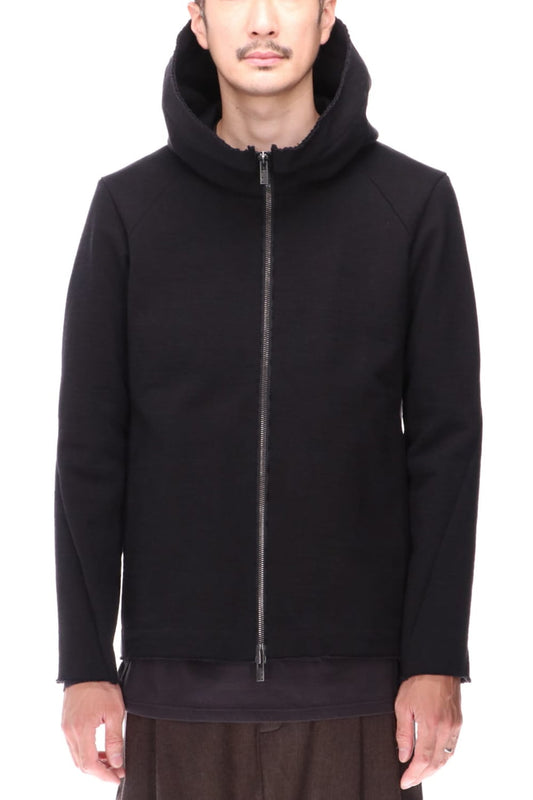 Hooded jacket Heavy jersey