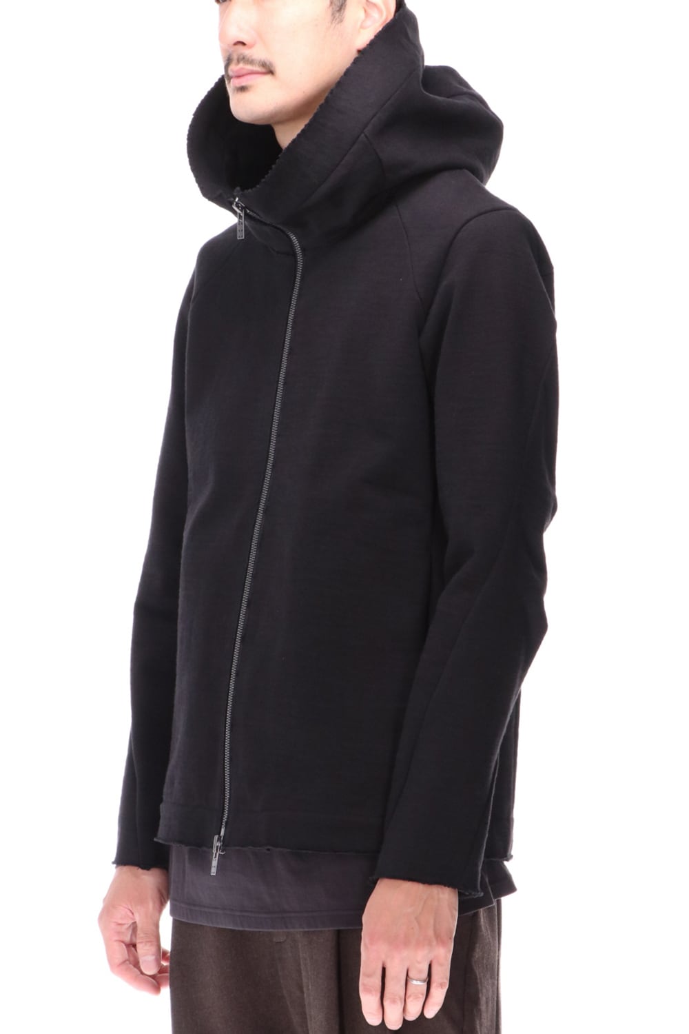 Hooded jacket Heavy jersey