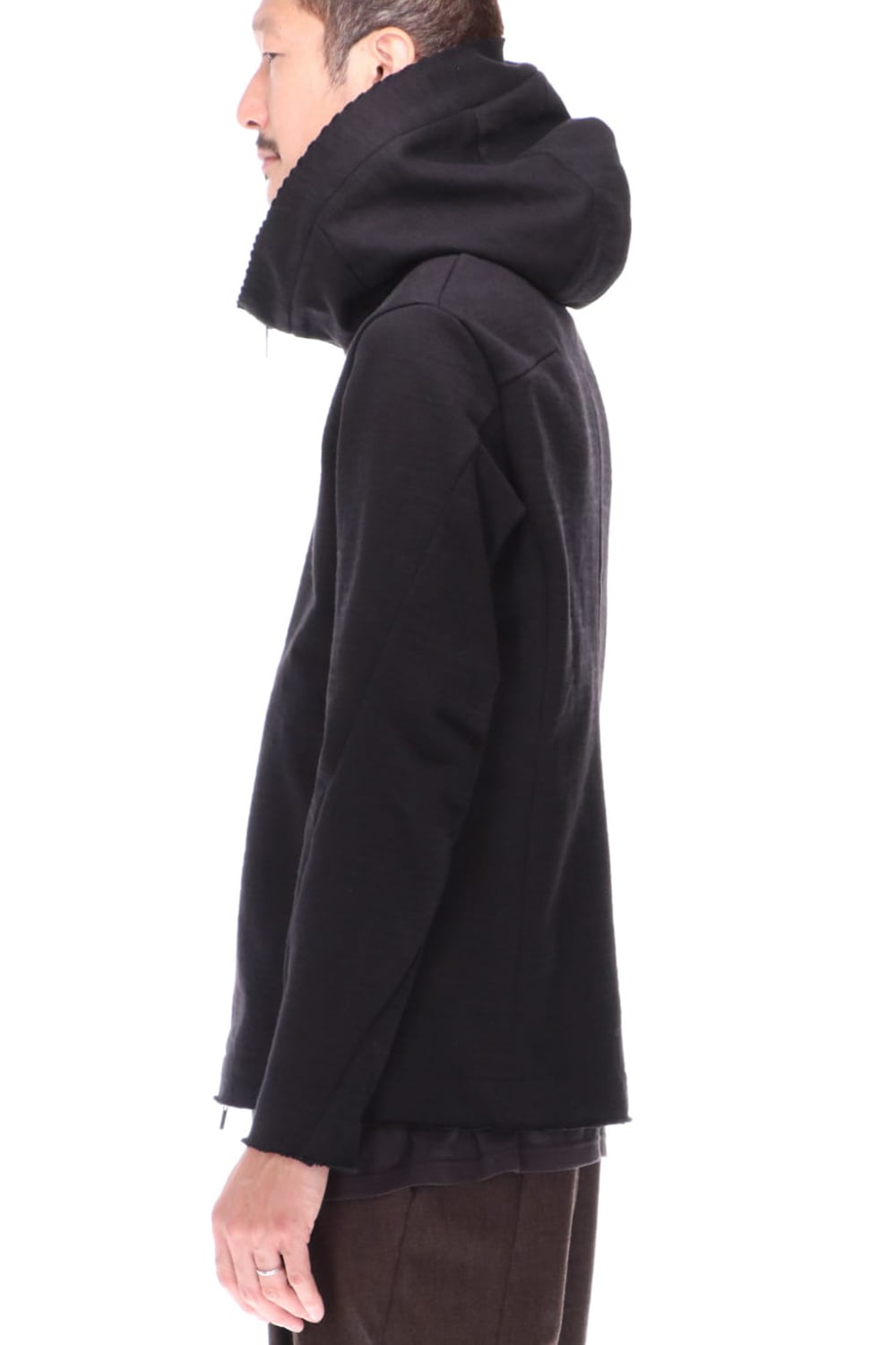 Hooded jacket Heavy jersey