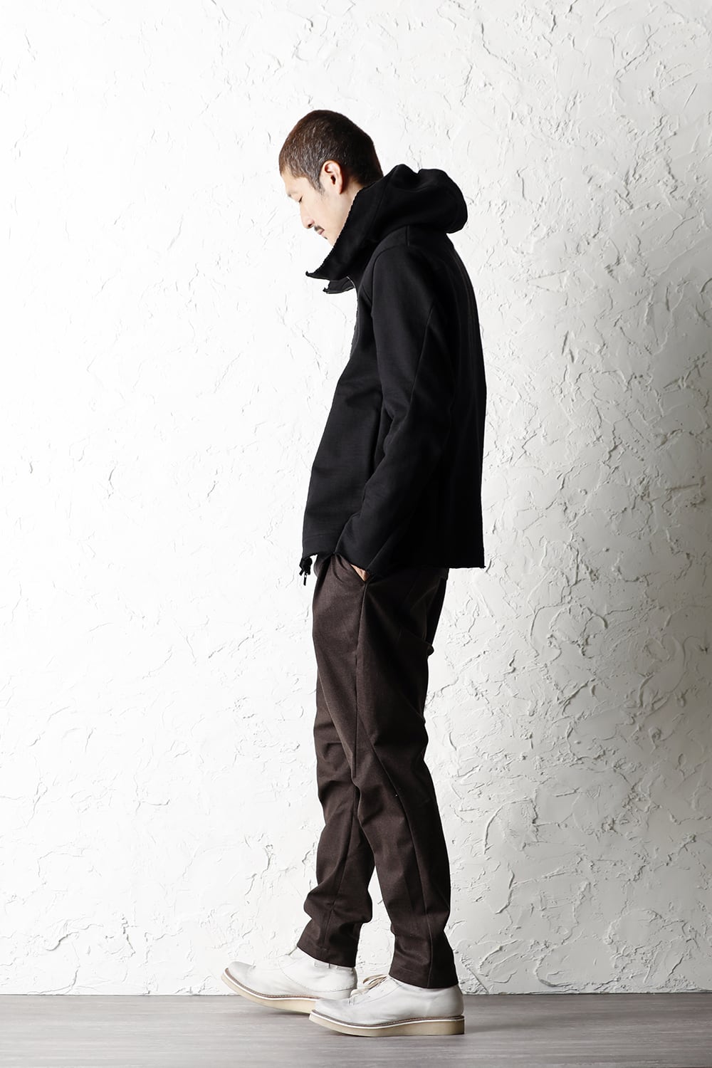 Hooded jacket Heavy jersey