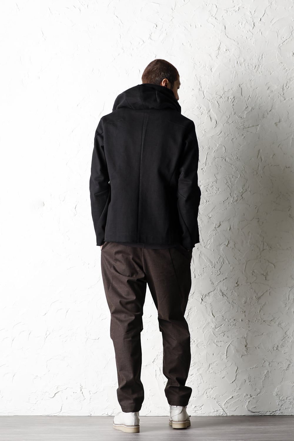 Hooded jacket Heavy jersey